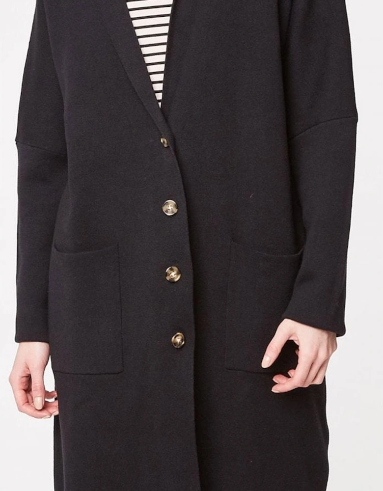 Clothing Rosemoor Black Organic Cotton Womens Coat