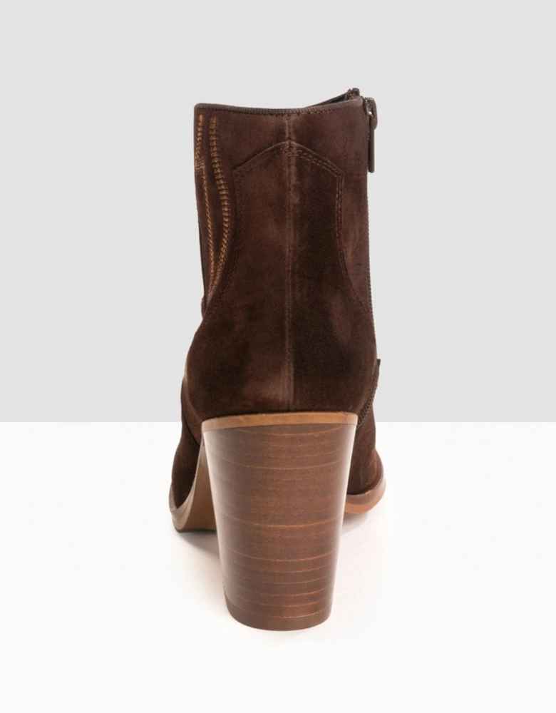 Adele Womens Suede Ankle Boots