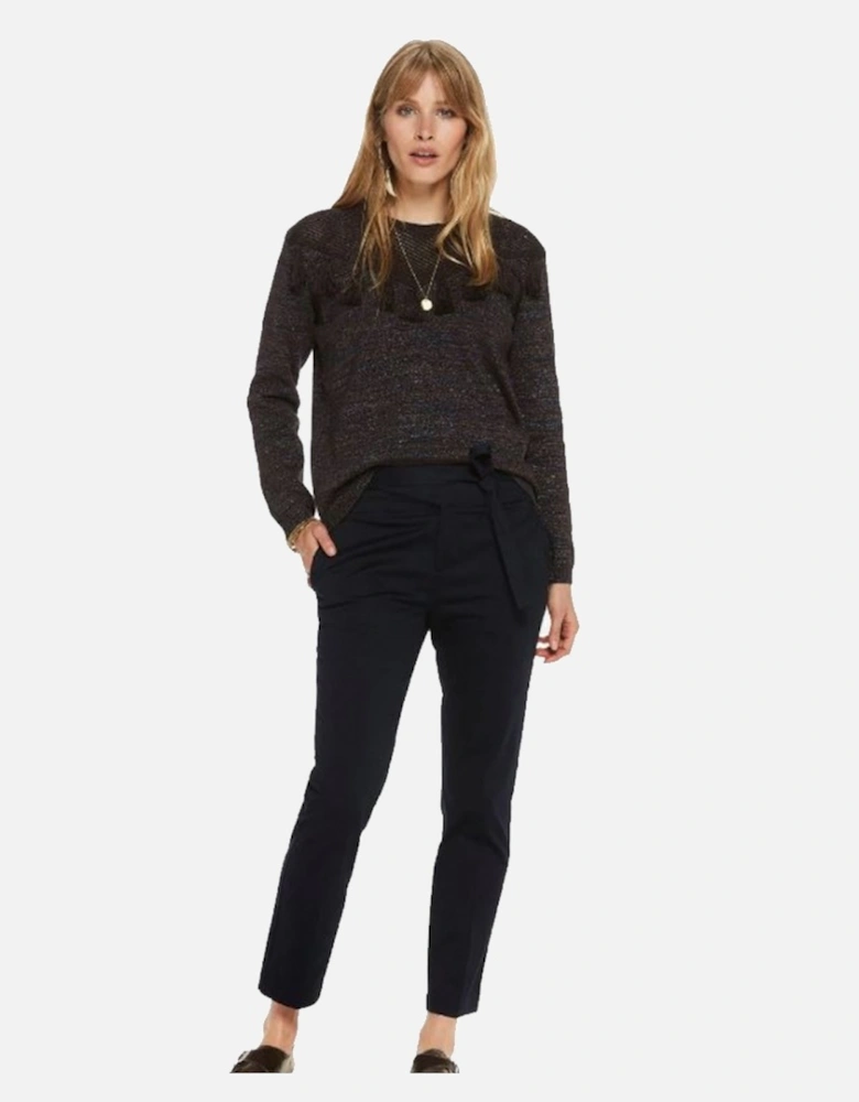 Tie Waist Womens Chinos