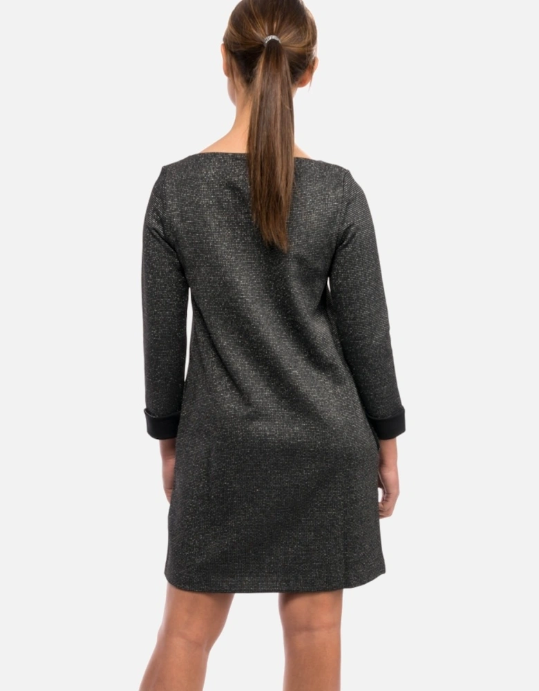 Louna Jersey Long Sleeved Embellished Tunic Dress