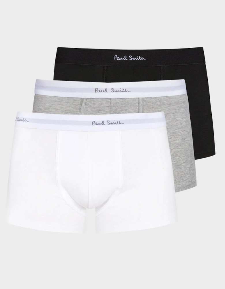 3-Pack Mens Signature Waistband Mixed Trunks