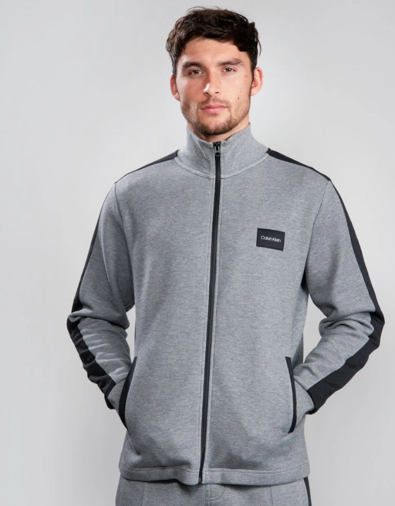 Full Zip 2 Tone Sweatshirt