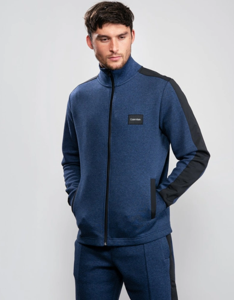 Full Zip 2 Tone Sweatshirt