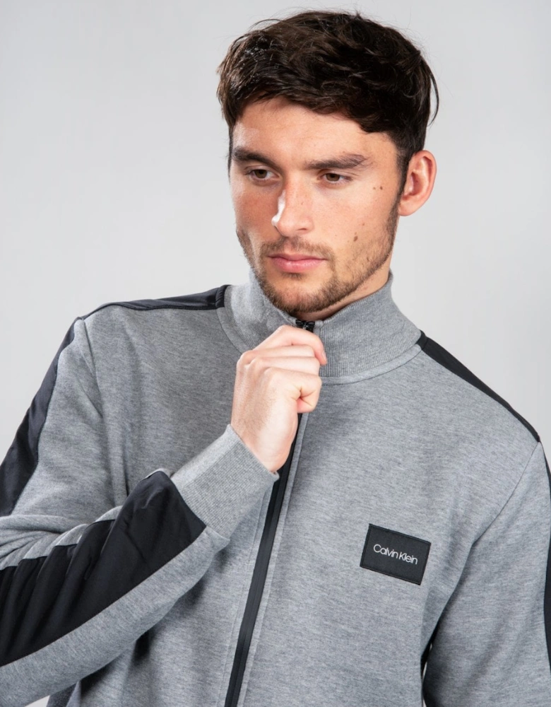 Full Zip 2 Tone Sweatshirt