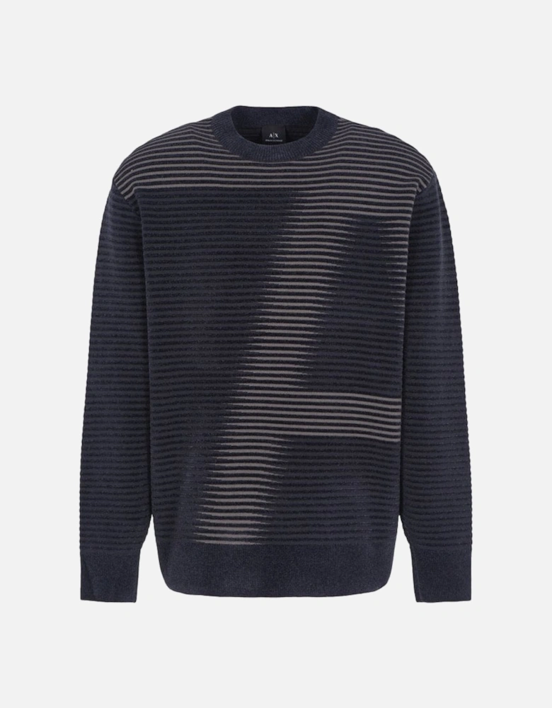 Knitted Pullover Navy