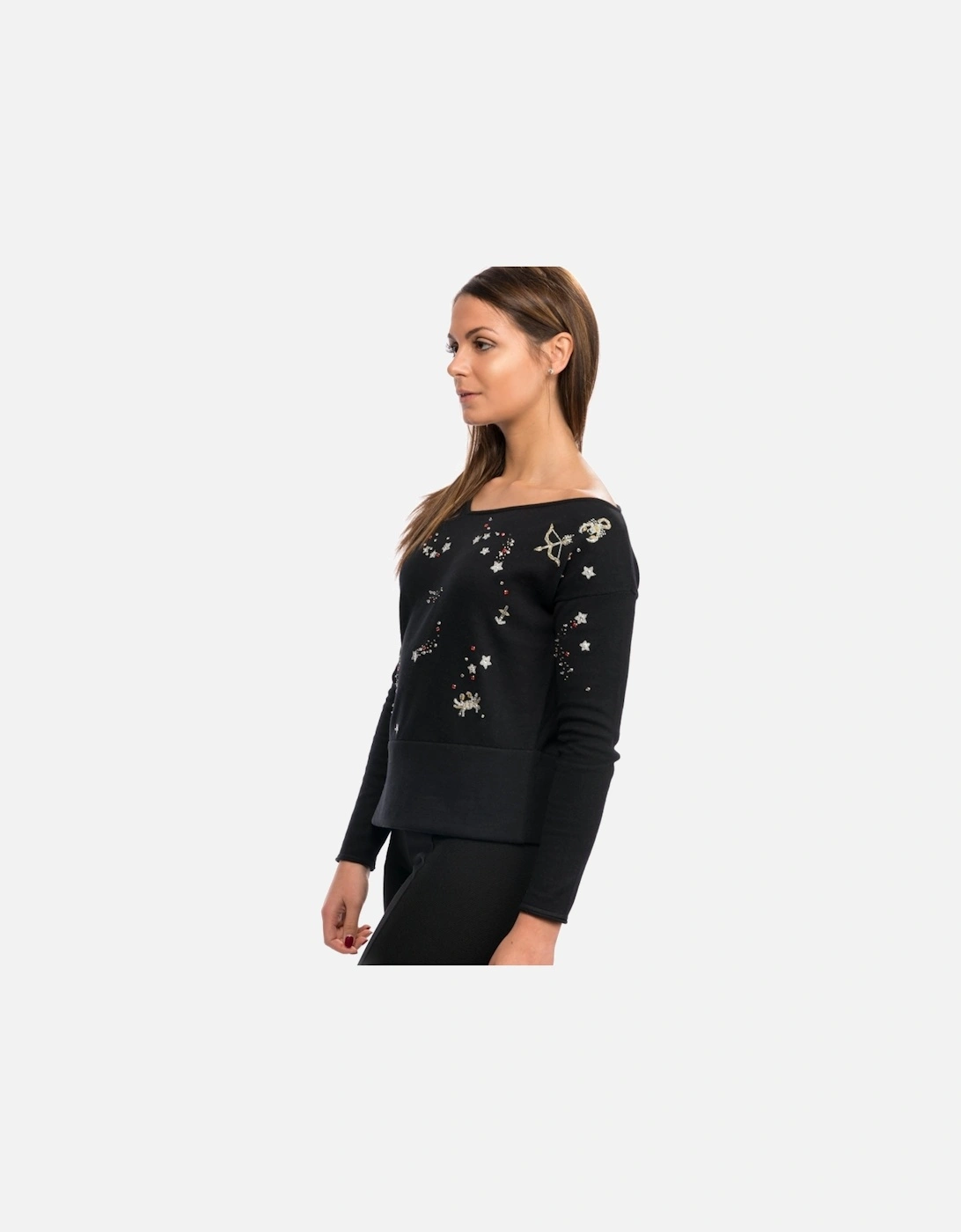 Zodiac Knits Womens Slash Neck Jumper