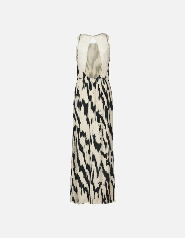 Willows Long Print Womens Dress