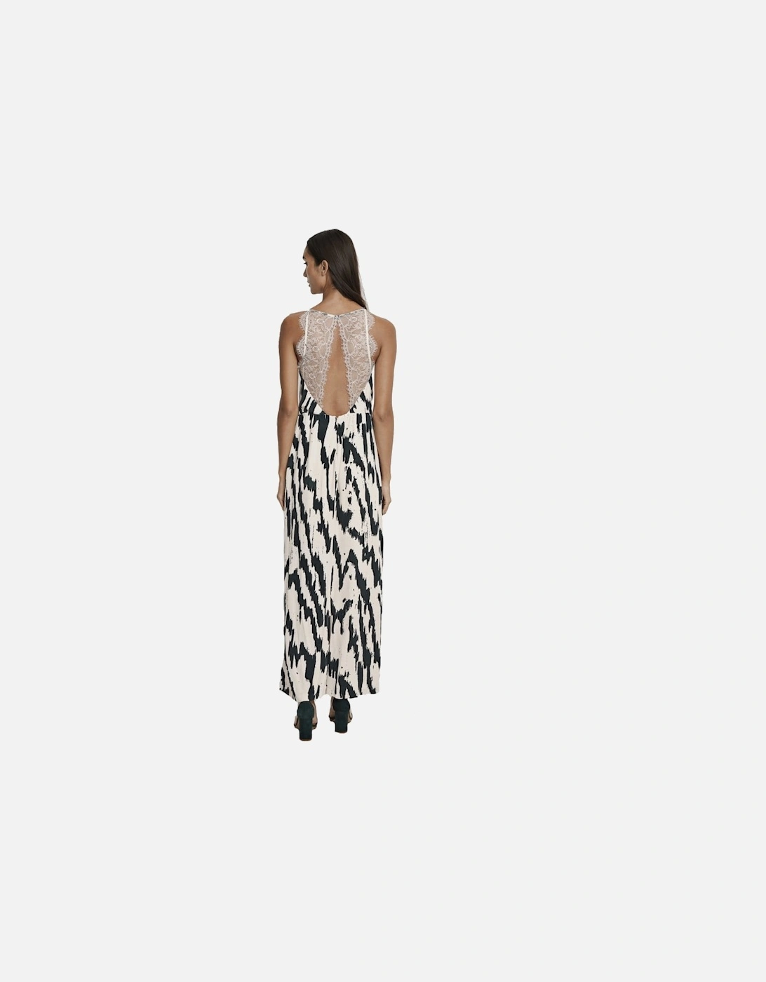 Willows Long Print Womens Dress