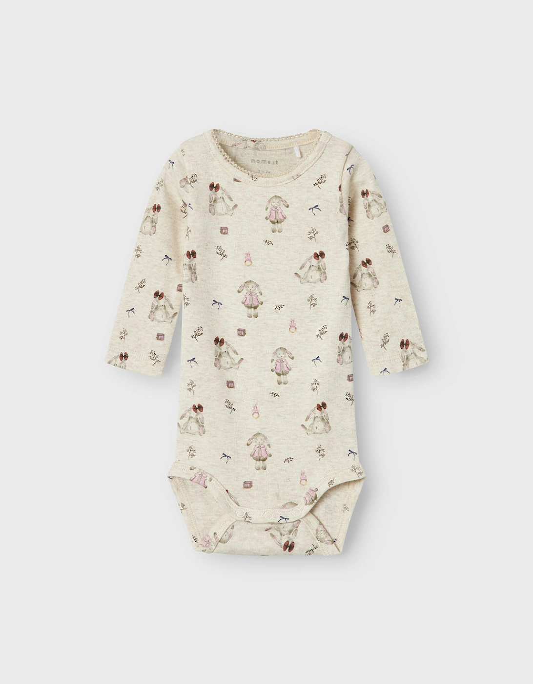 Baby Rabbit Long Sleeve Body Peyote Melange, 5 of 4