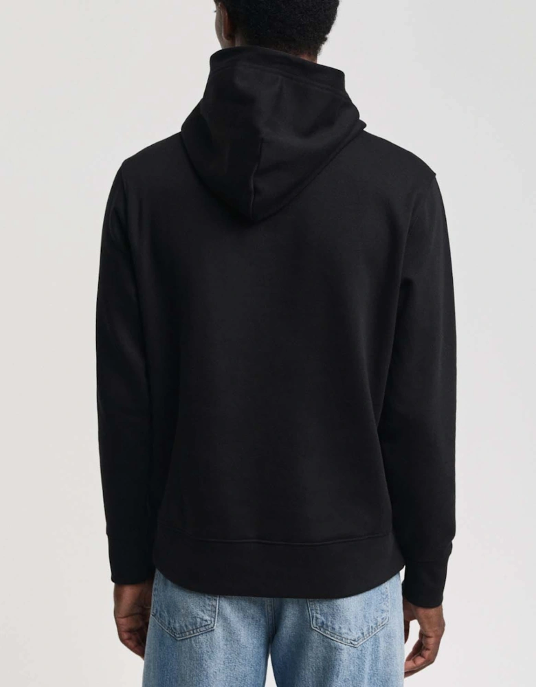 Embroidered Archive Shield Hoodie - Regular Emb Archive Shield Hoodie - Regular Fit Embroidered Archive Shield Hoodie