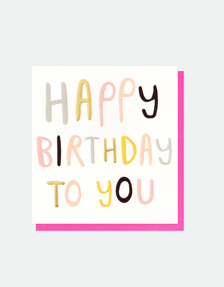 Happy Birthday to You Card