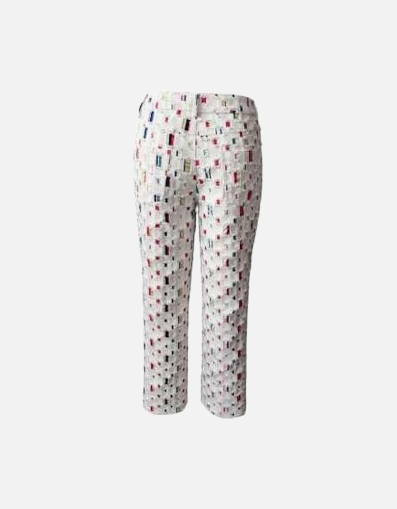 Eco Cotton Geometric Trousers