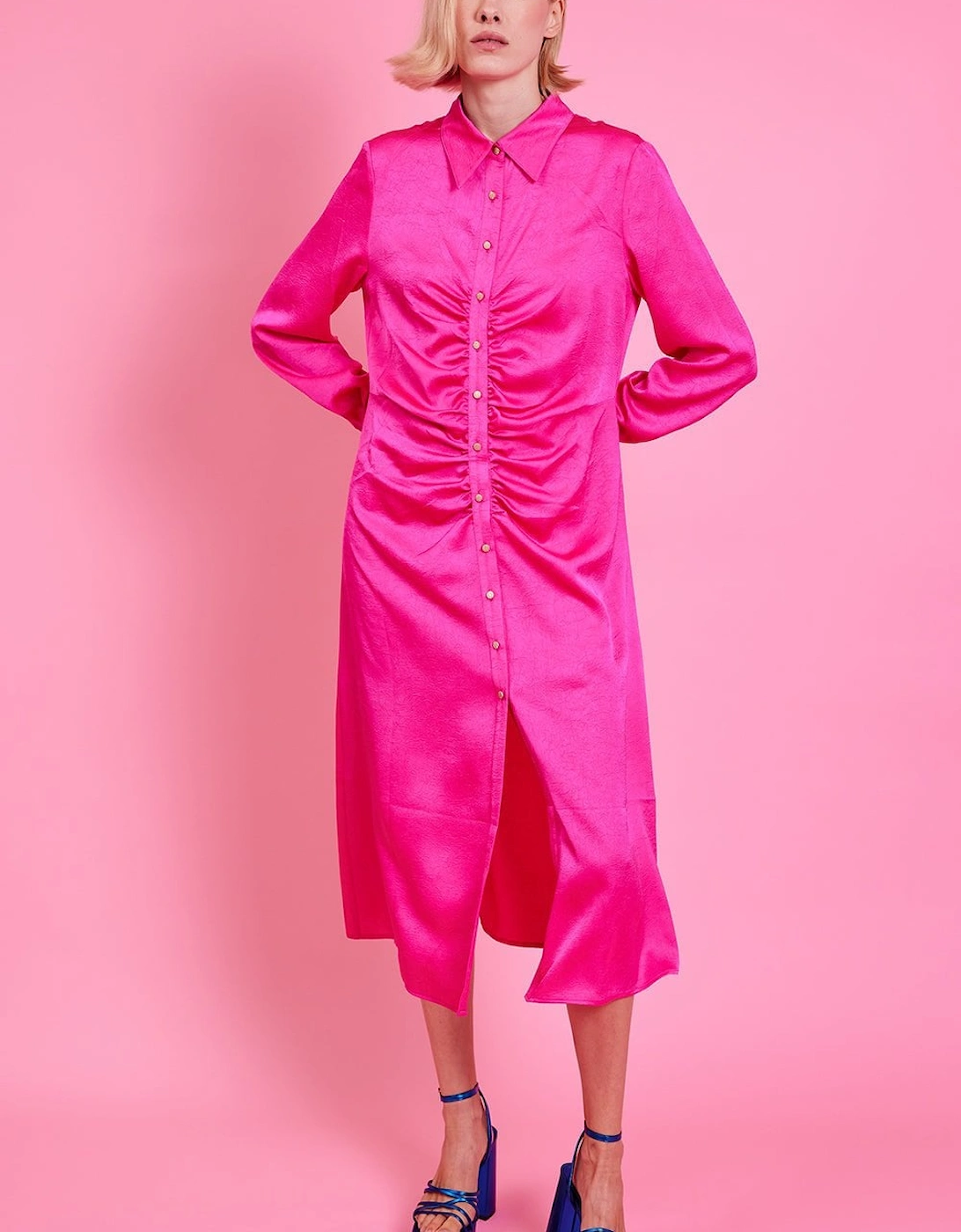 Ruched Shirt Dress, 5 of 4