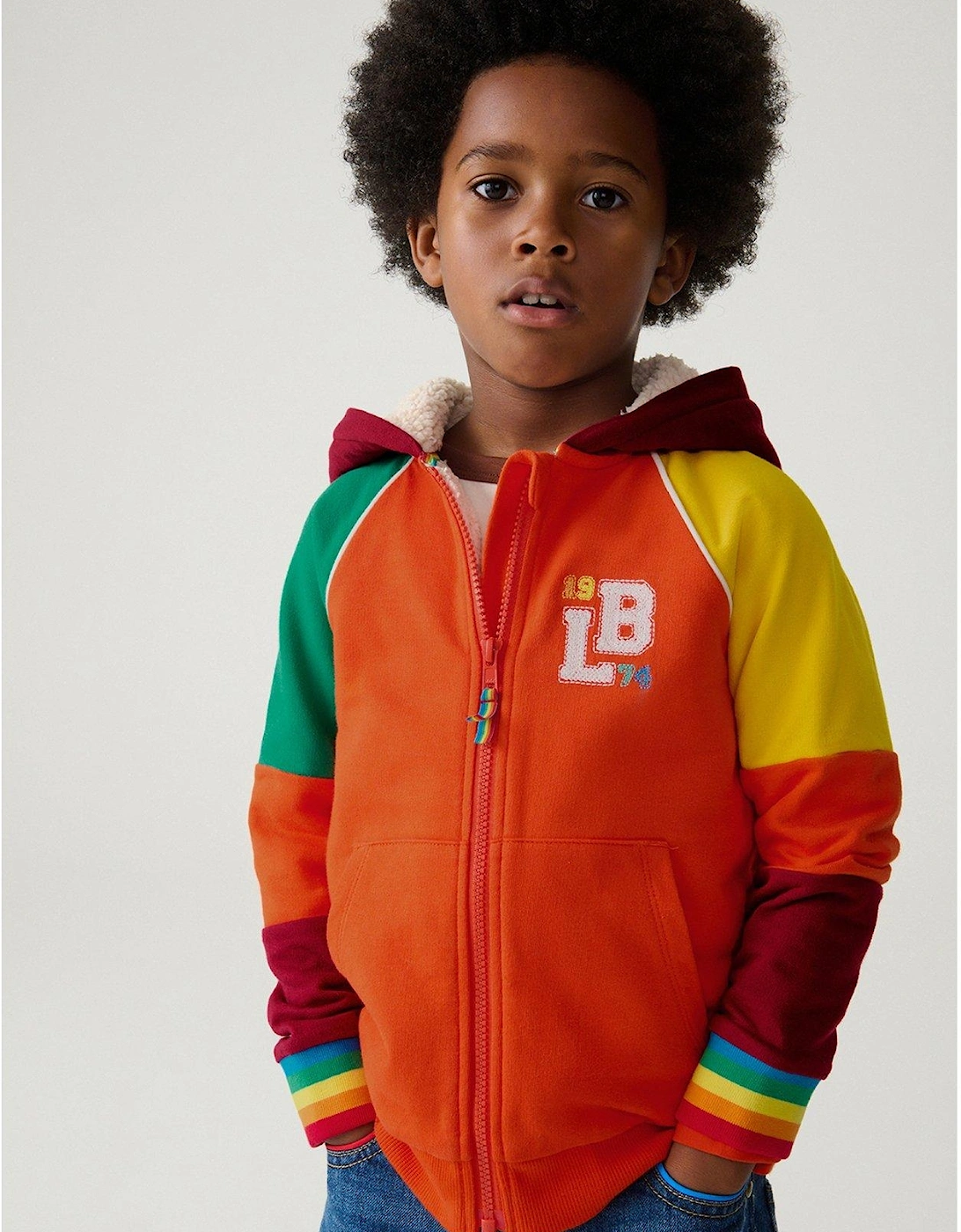 Colourblock Hoodie - Multi, 6 of 5