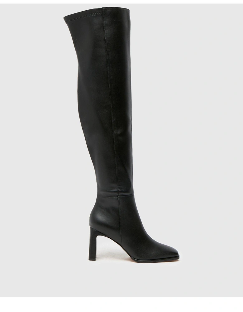 Dulcie Over The Knee Boot - Black