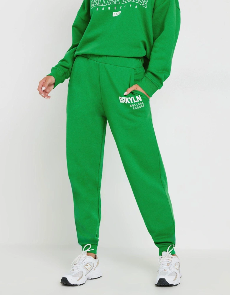 Petite New York Cuffed Jogger - Green