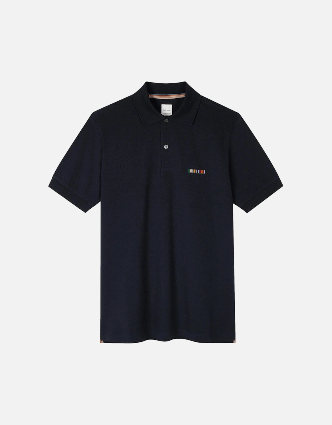 Multi Stripe Embroidered Polo Shirt 49 DK NAVY, 5 of 4