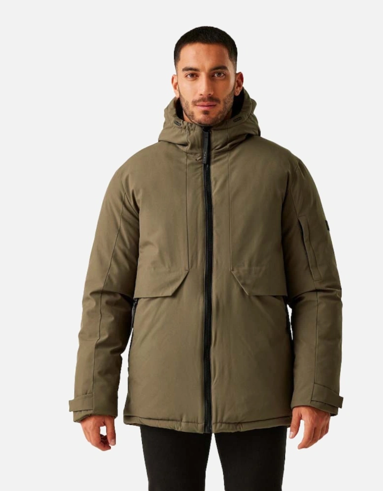 Mens Dallymoore Full Zip Hooded Padded Jacket