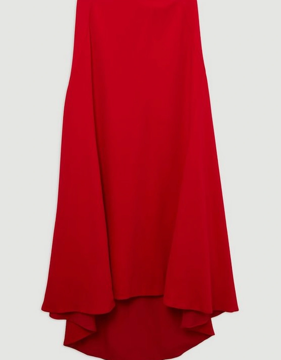 Tailored Maxi Waterfall Skirt