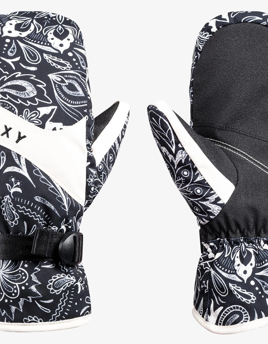 Women's Roxy Womens Roxy Jetty Mittens - Black - Size: S