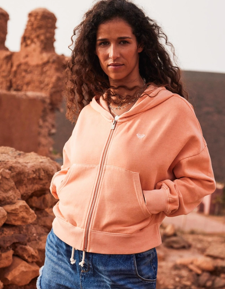 Womens Sahara Vibes Zip Up Hoodie