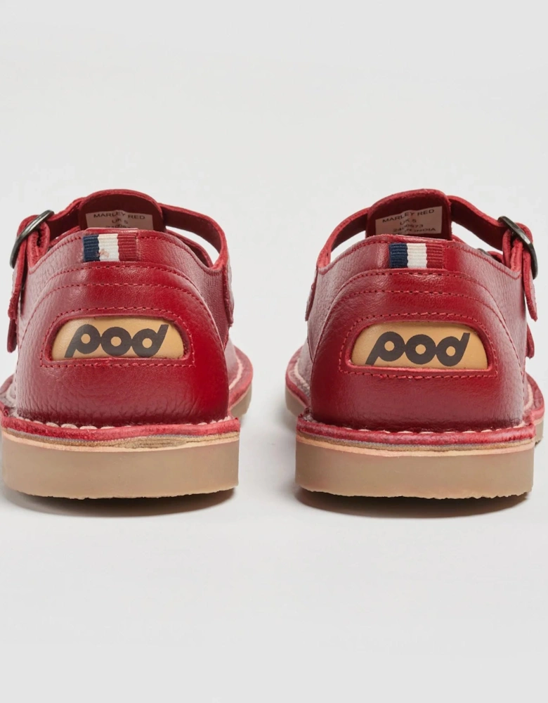 Marley Leather Women's Red Shoes