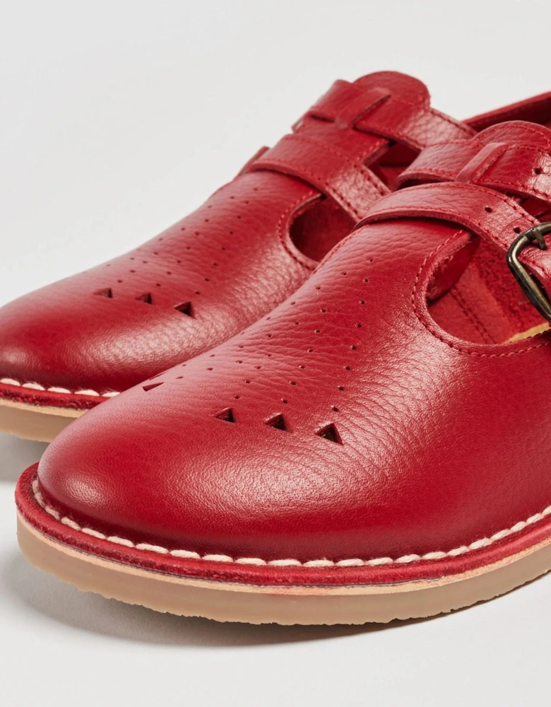 Marley Leather Women's Red Shoes