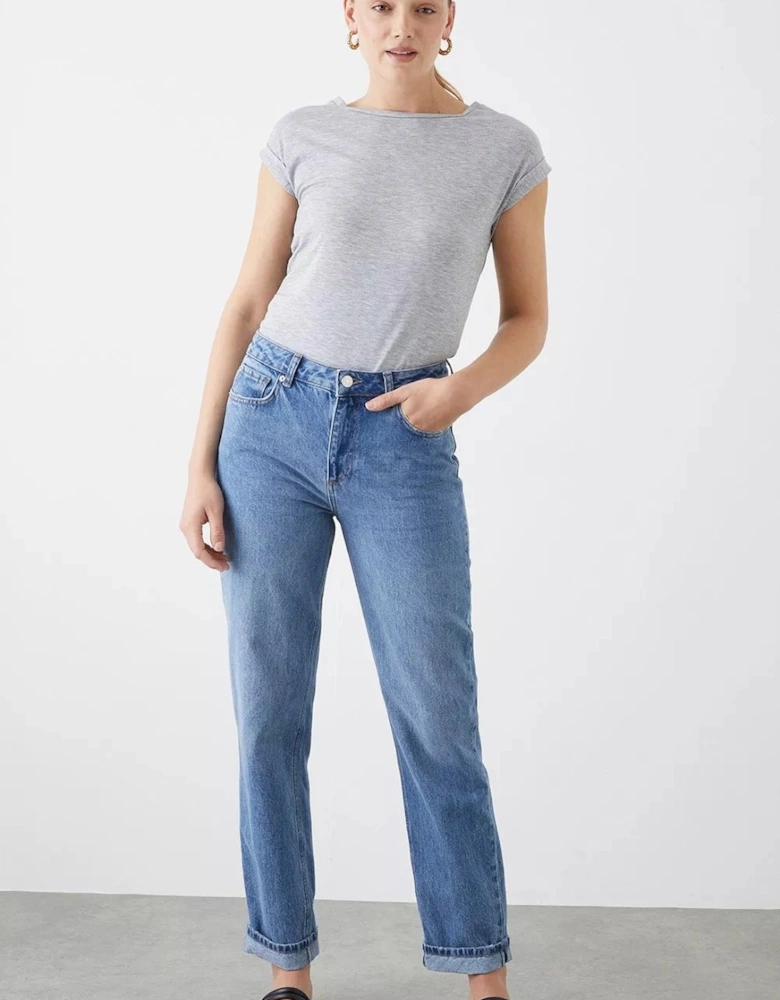 Womens/Ladies Tall Boyfriend Jeans