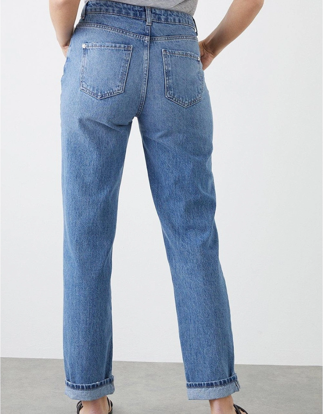 Womens/Ladies Tall Boyfriend Jeans