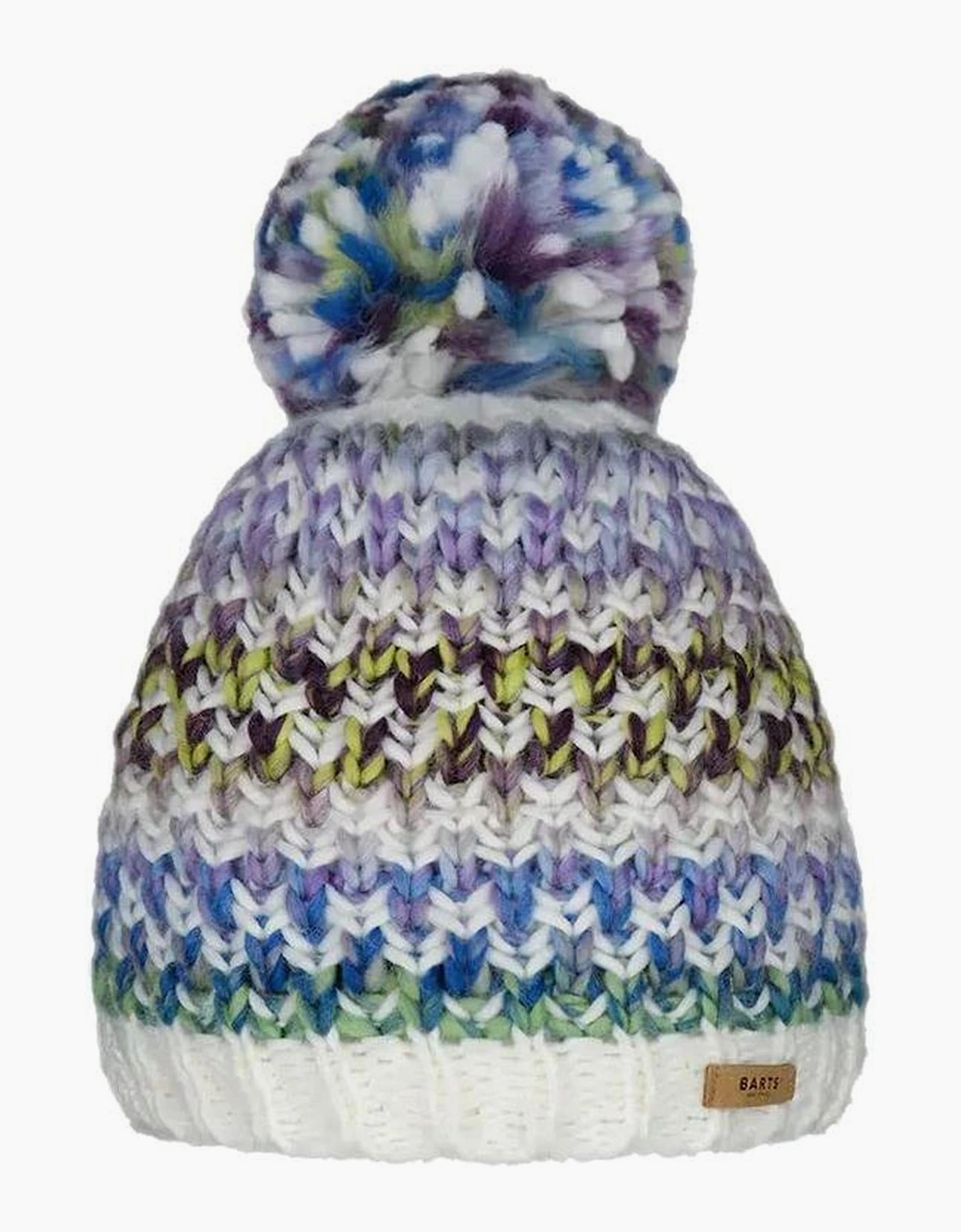 Barts Women's Barts Womens Nicole Knitted Lined Warm Winter Beanie Bobble Hat - Purple