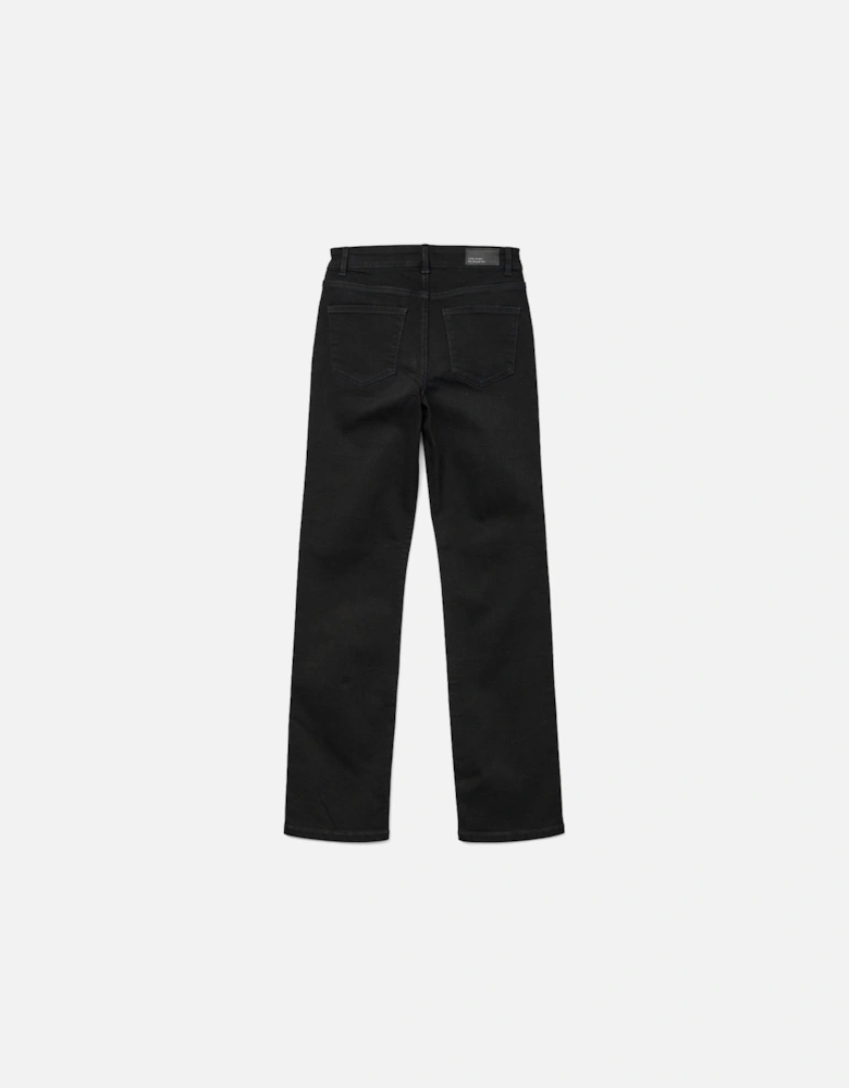 Women's DAF Straight Jeans Black Denim