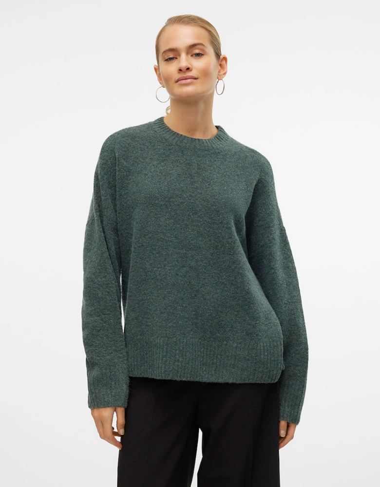 Women's Boom O-Neck Pullover Balsam Green