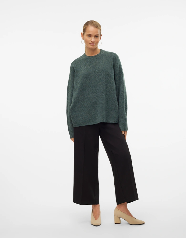 Women's Boom O-Neck Pullover Balsam Green