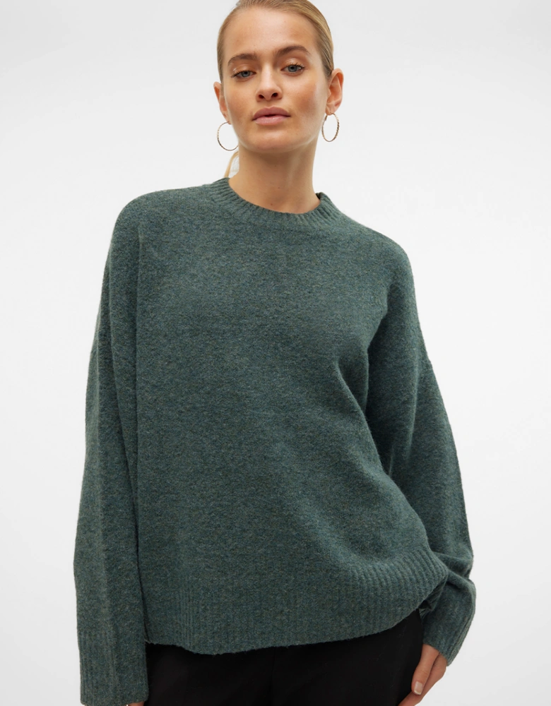 Women's Boom O-Neck Pullover Balsam Green