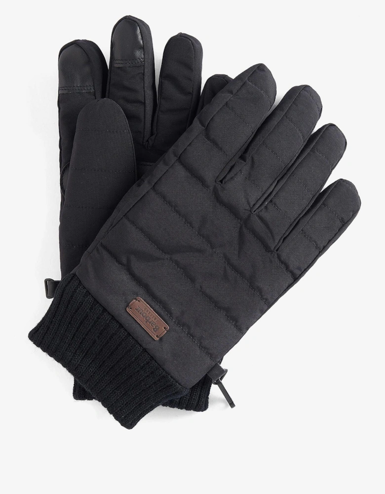 Banff Quilted Gloves - Black