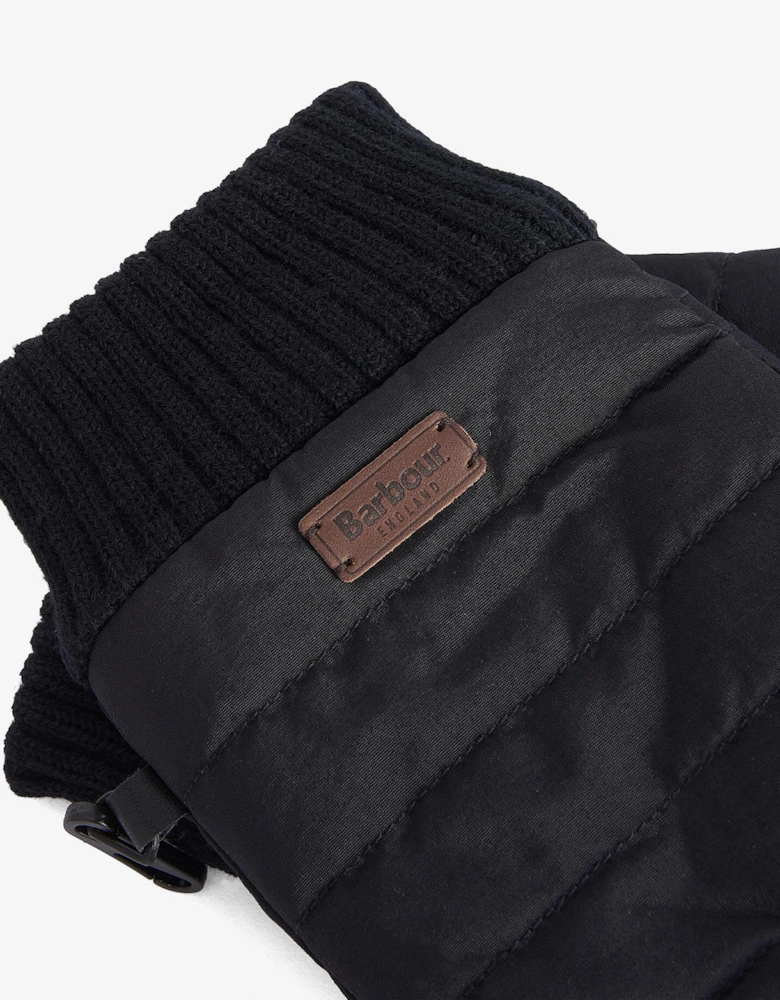 Banff Quilted Gloves - Black