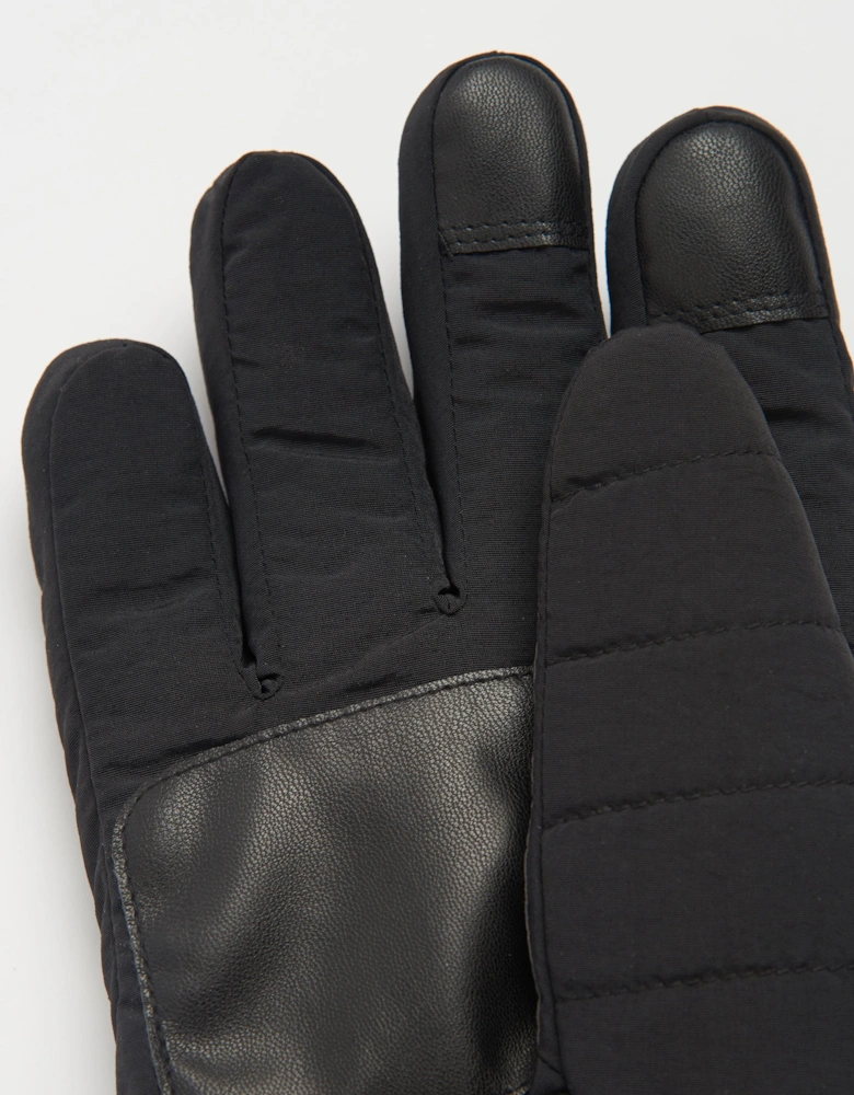 Banff Quilted Gloves - Black