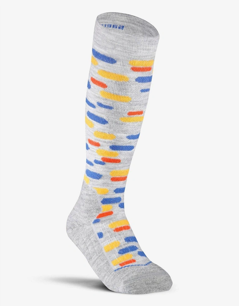 Kids' 100 Ski Socks - Multicolour - Multi