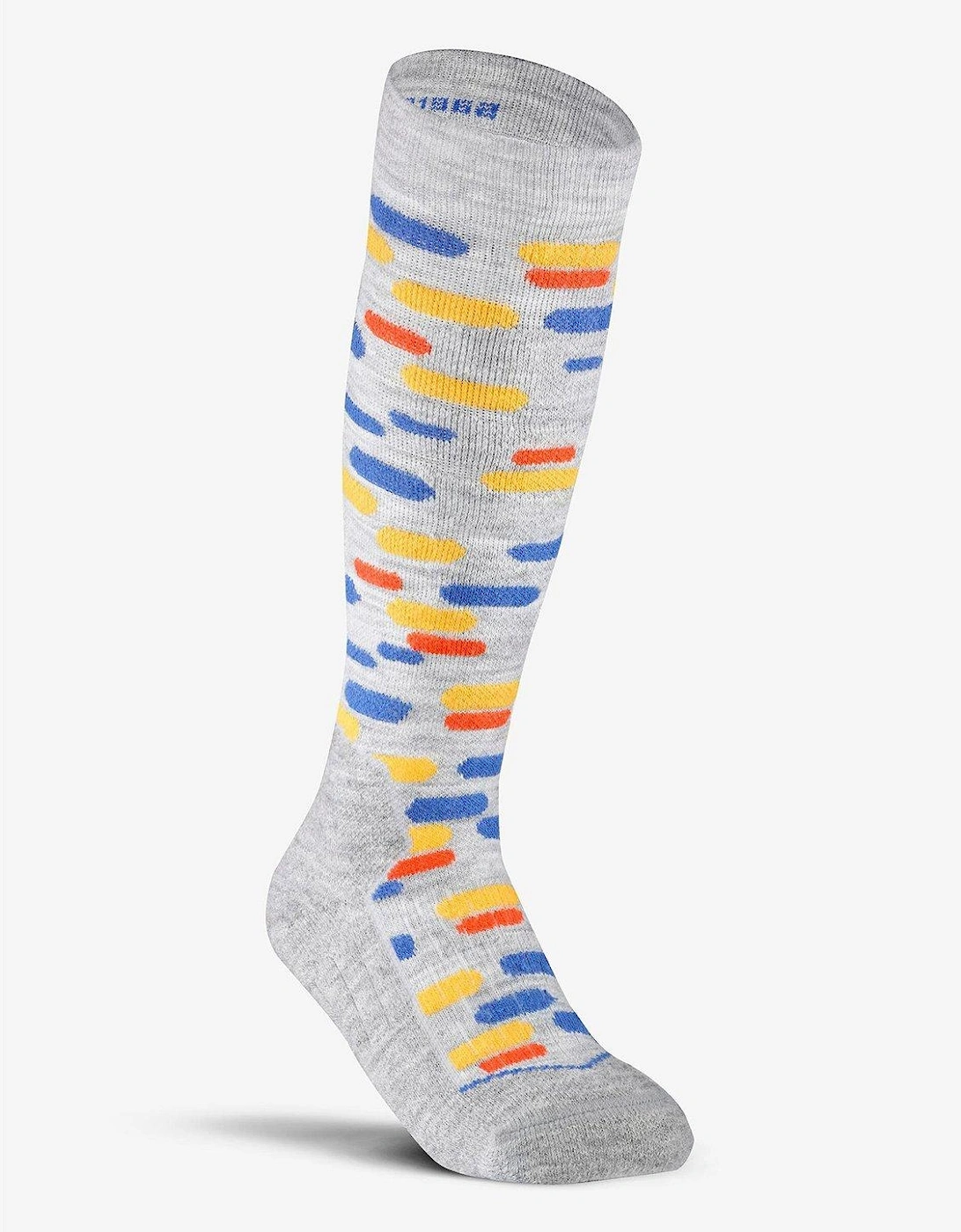 Kids' 100 Ski Socks - Multicolour - Multi, 6 of 5