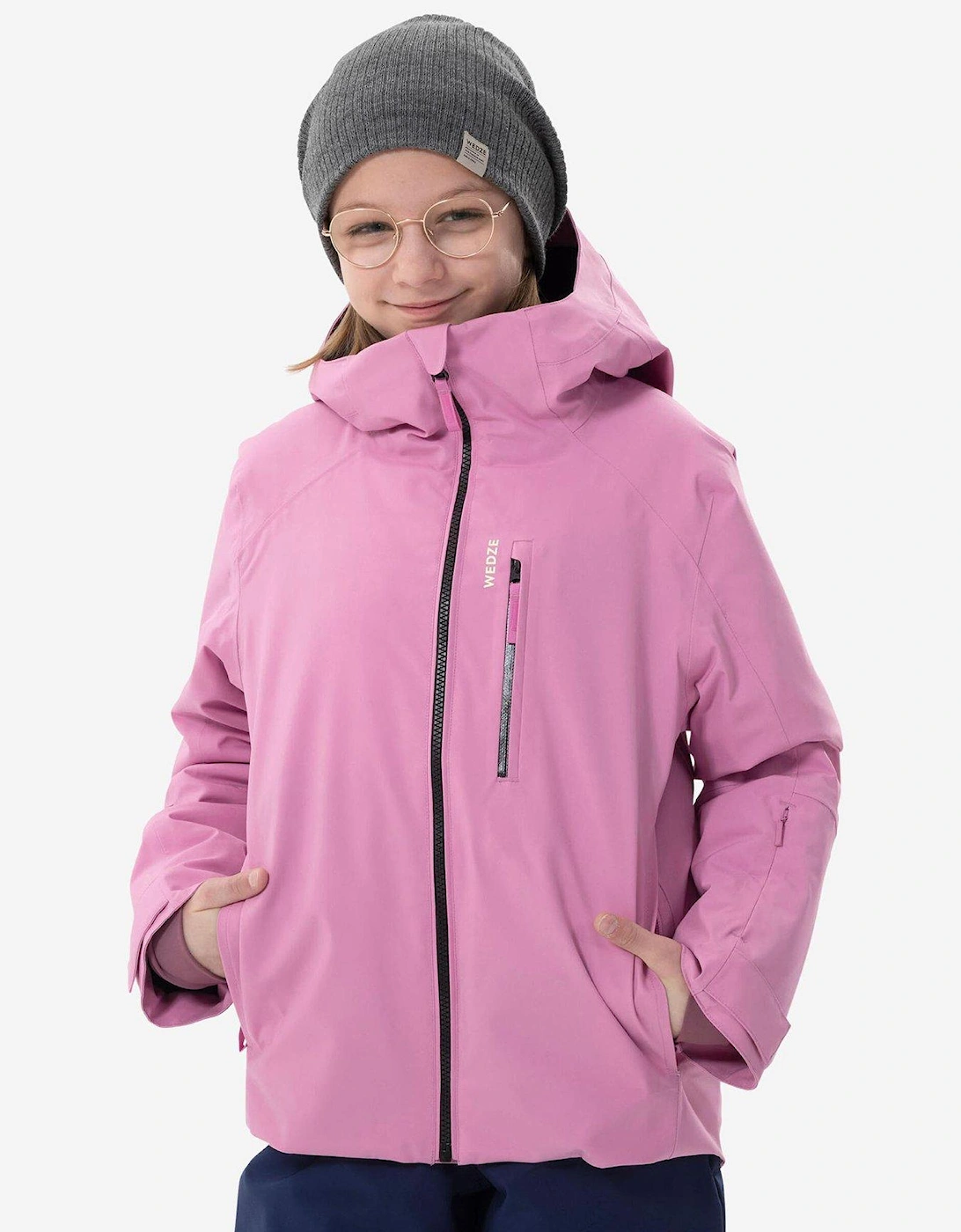 Girls P 550 Ski Jacket - Pink, 6 of 5