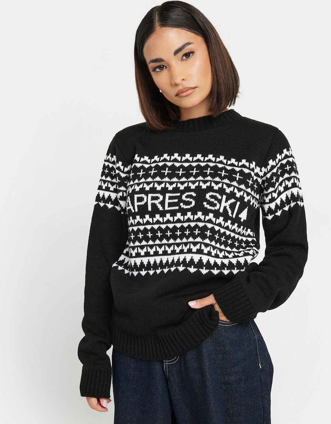 Petite Apres Ski Jumper - Black, 2 of 1