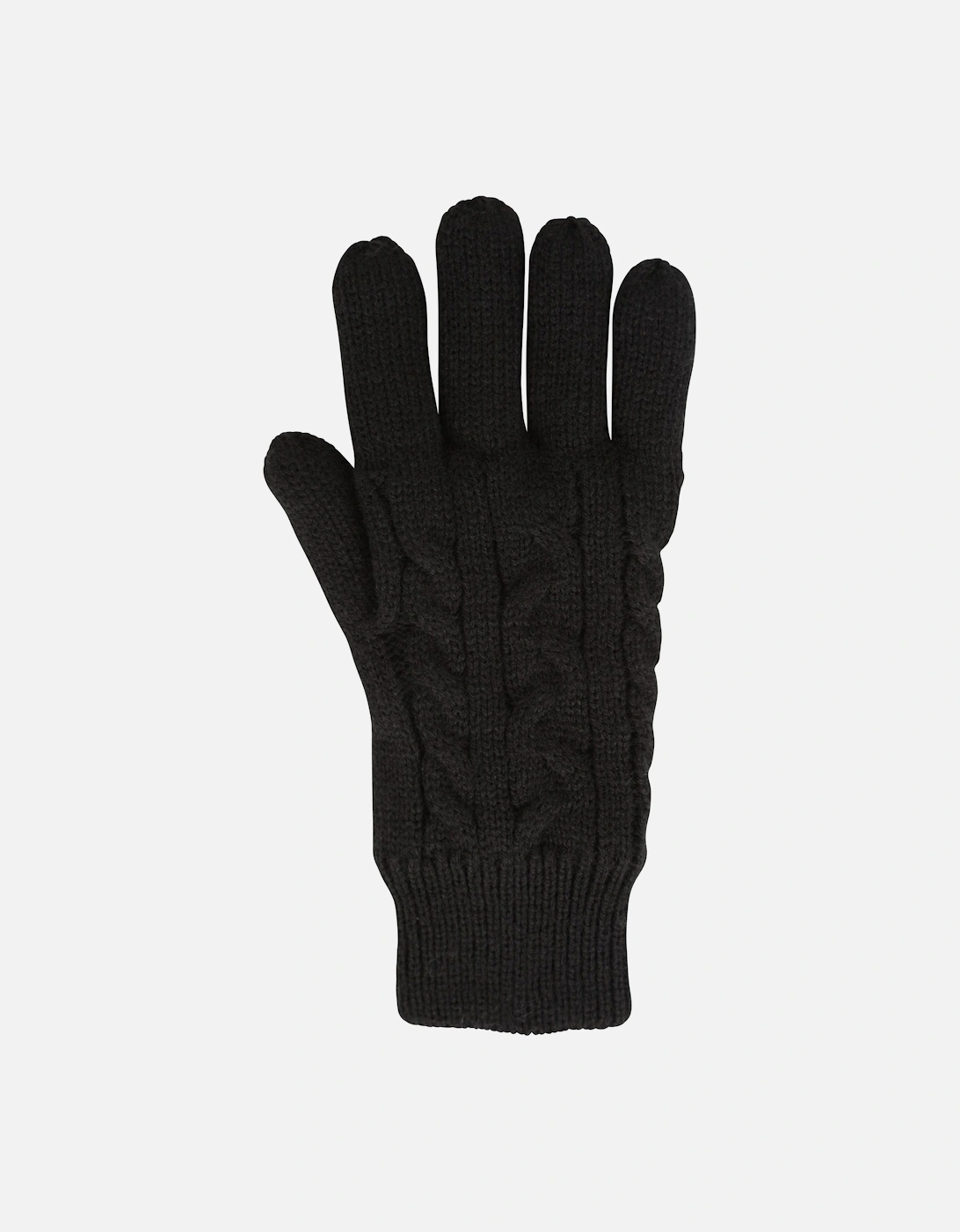 Mountain Warehouse Women's Black / Isotherm Plush Gloves - Size One Size