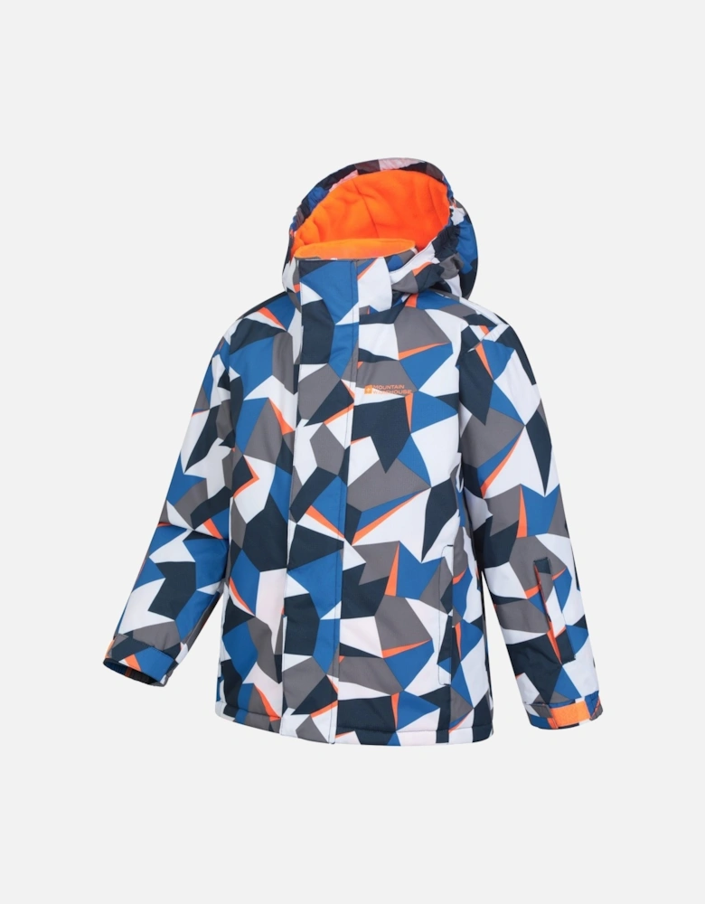 Childrens/Kids Mogal Geometric Ski Jacket