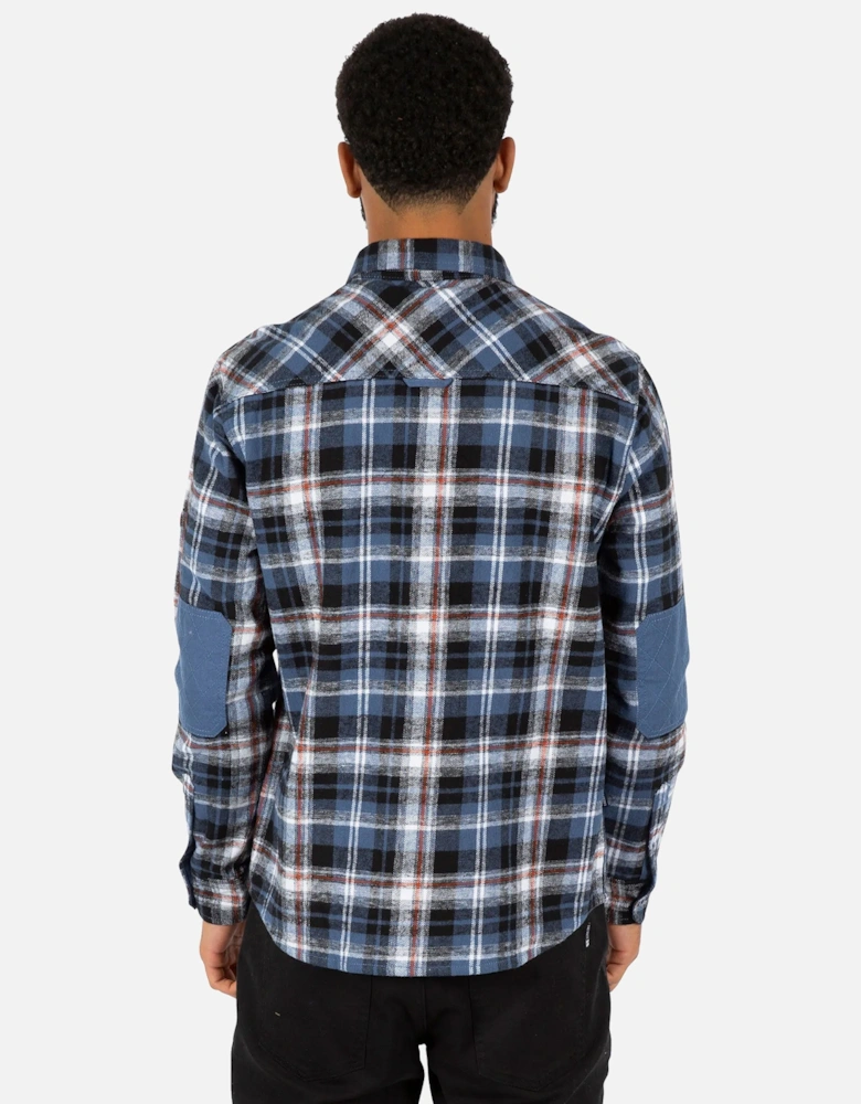 Mens Zalah Checked Flannel Shirt