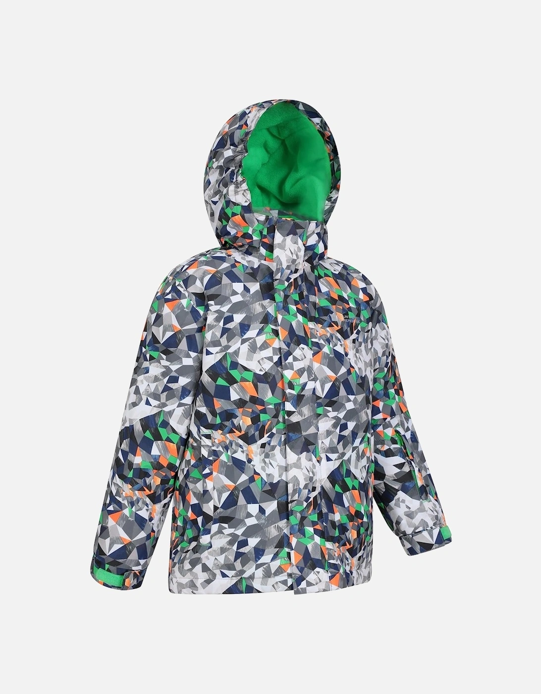 Childrens/Kids Mogal Geometric Ski Jacket