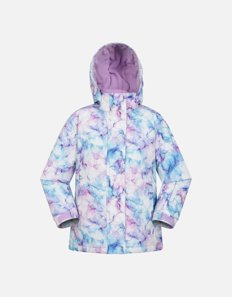 Childrens/Kids Snowdrop Watercolour Ski Jacket