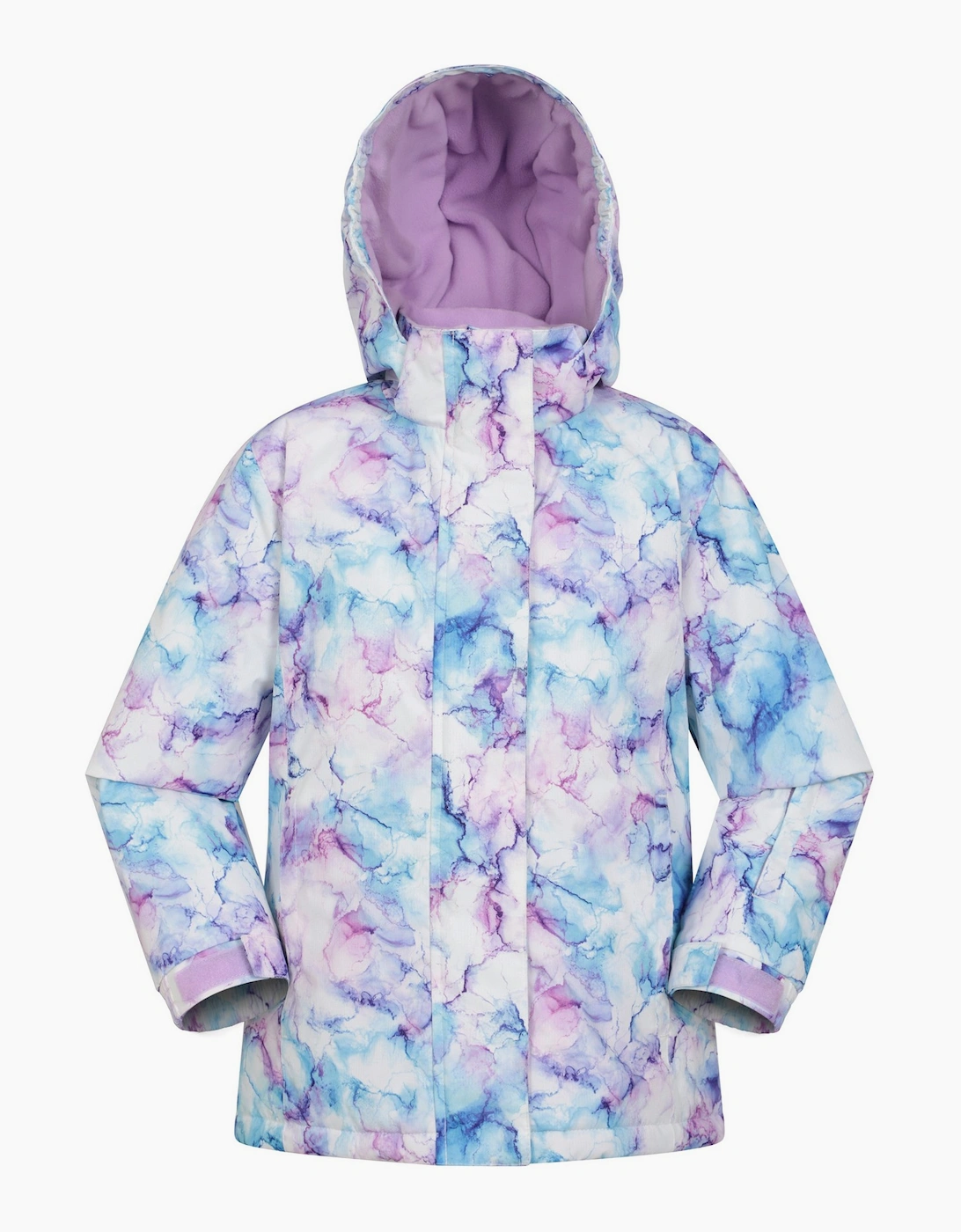 Mountain Warehouse Unisex Pink Childrens/ Snowdrop Watercolour Ski Jacket - Size: 5 Years/6 Years Kids