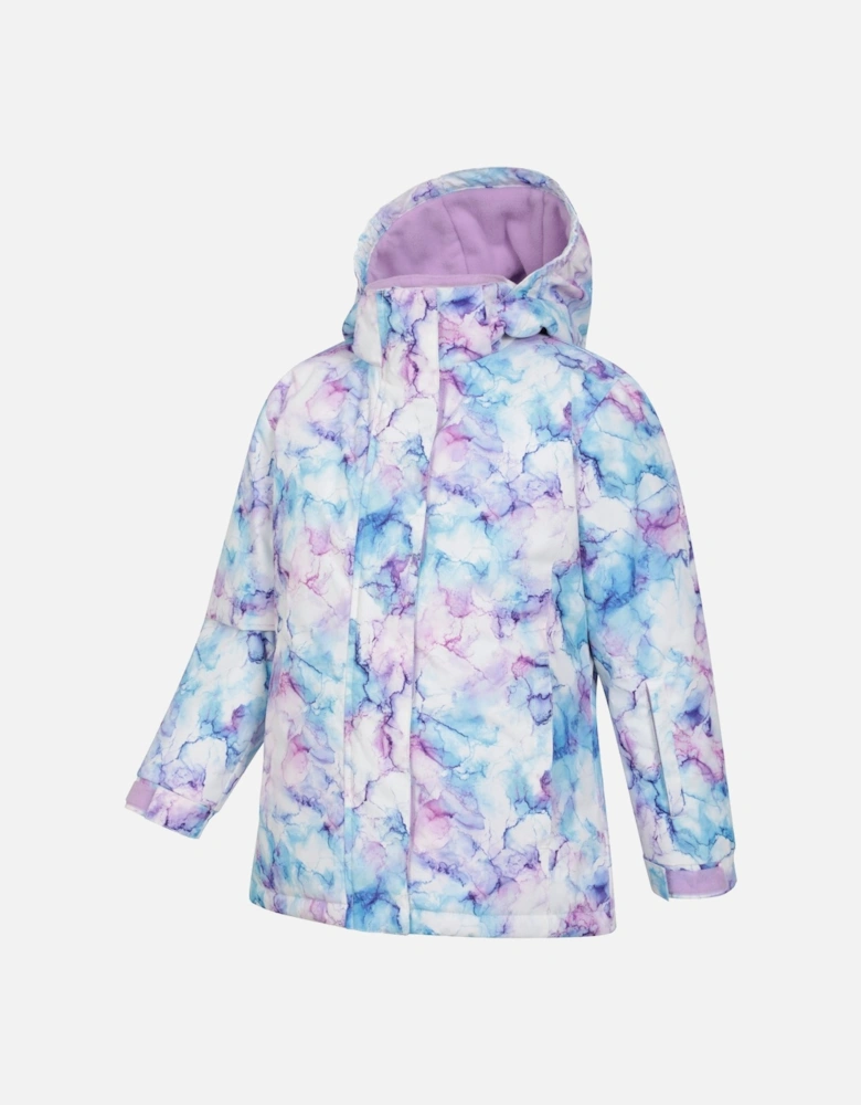 Childrens/Kids Snowdrop Watercolour Ski Jacket