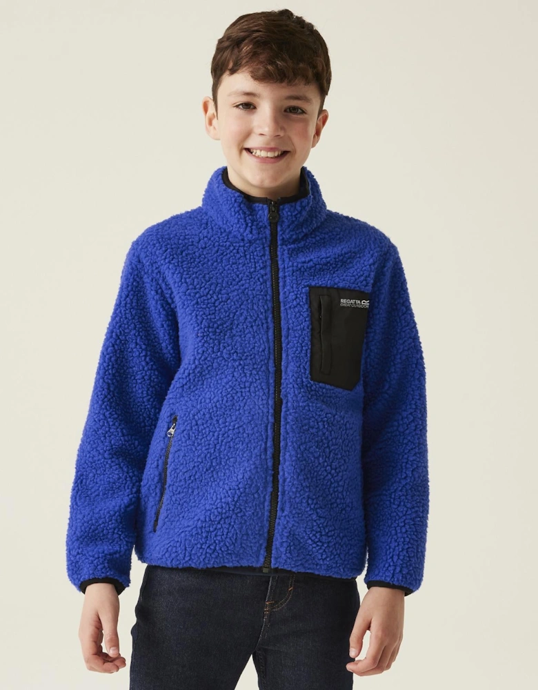 Kids Frankie Full Zip Outdoor Borg Fleece Jacket