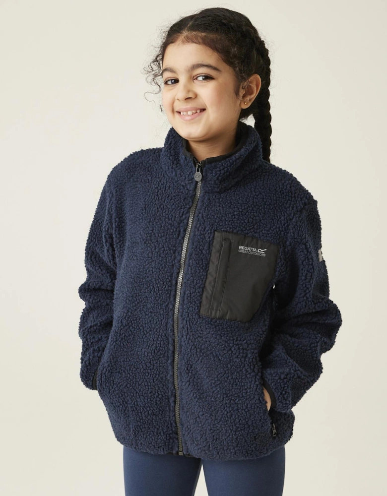 Kids Frankie Full Zip Outdoor Borg Fleece Jacket